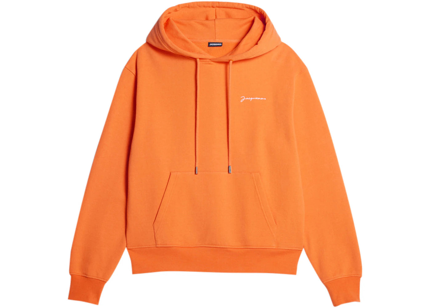 Jacquemus Le Sweatshirt Brodé Emboridered Logo Hoodie Orange