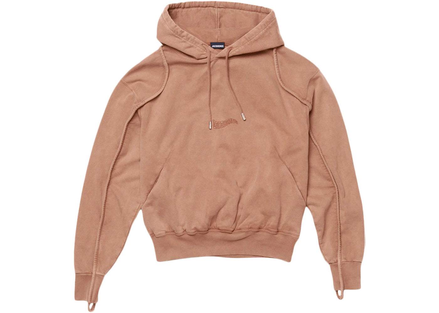 Jacquemus Le Sweatshirt Camargue Clay Logo Hoodie Brown