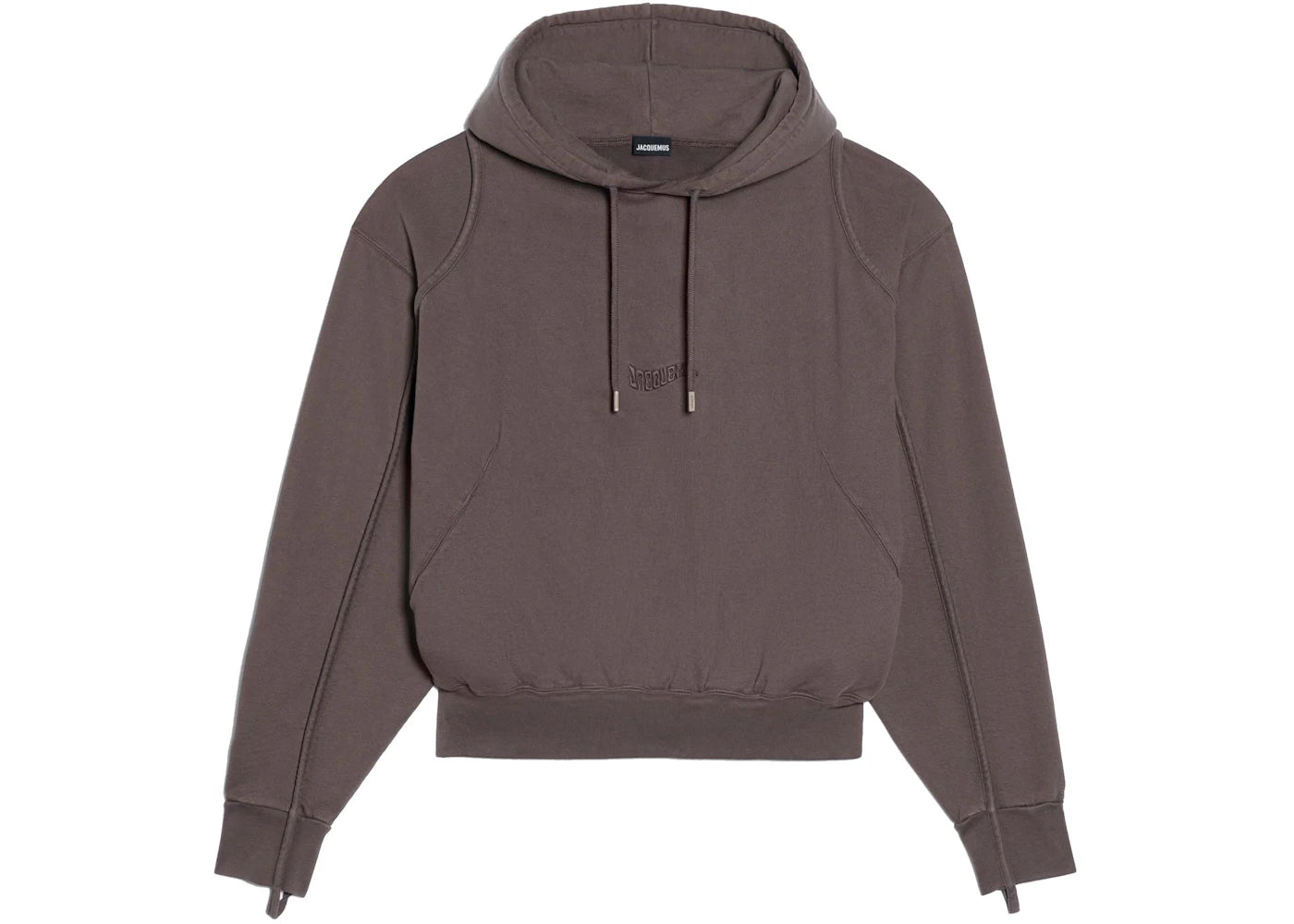 Jacquemus Le Sweatshirt Camargue Hoodie Dark Brown