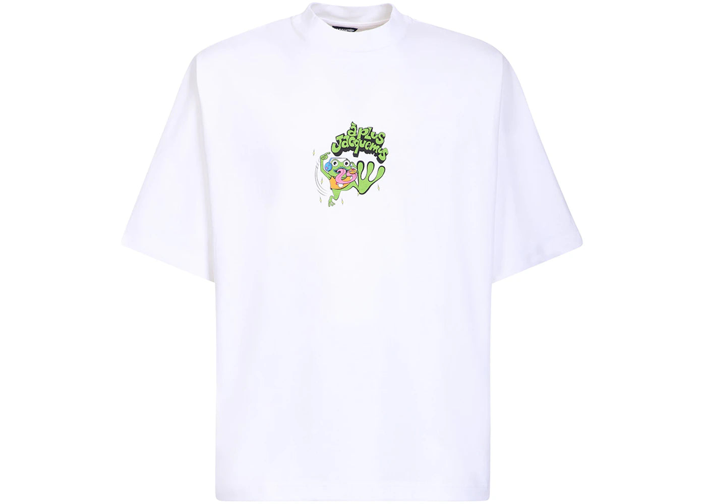 Jacquemus Le T-Shirt Grenouille Frog Print T-Shirt White