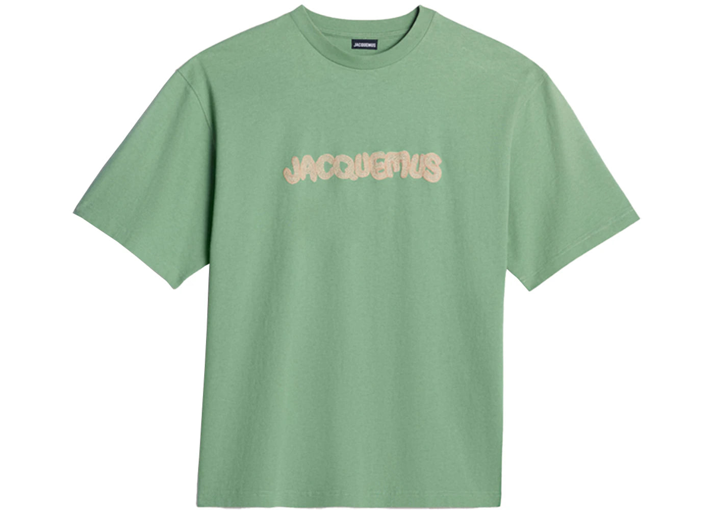 Jacquemus Le T-Shirt Raphia Logo T-shirt Print Macrame Logo Green