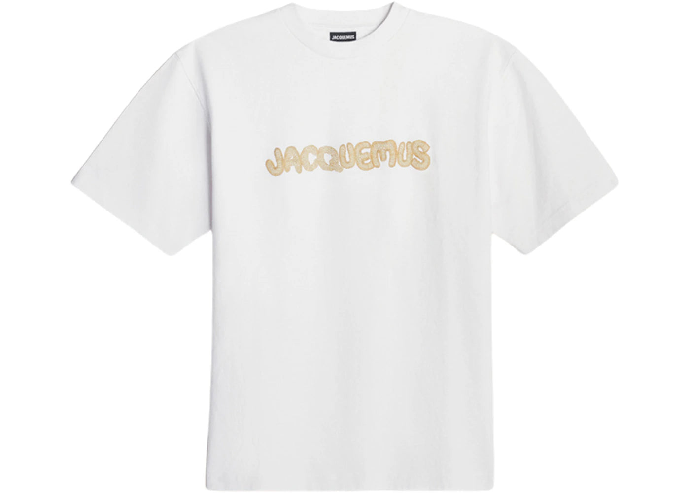 Jacquemus Le T-Shirt Raphia Logo T-shirt Print Macrame Logo White