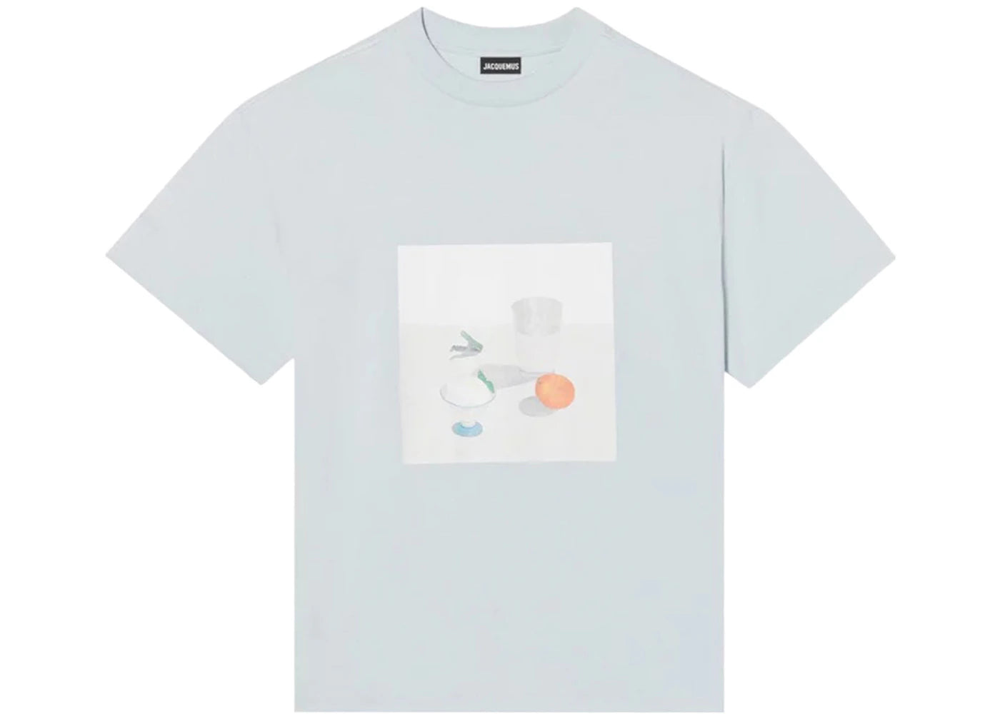 Jacquemus Le T-Shirt Tableau Still Life Print T-Shirt Blue