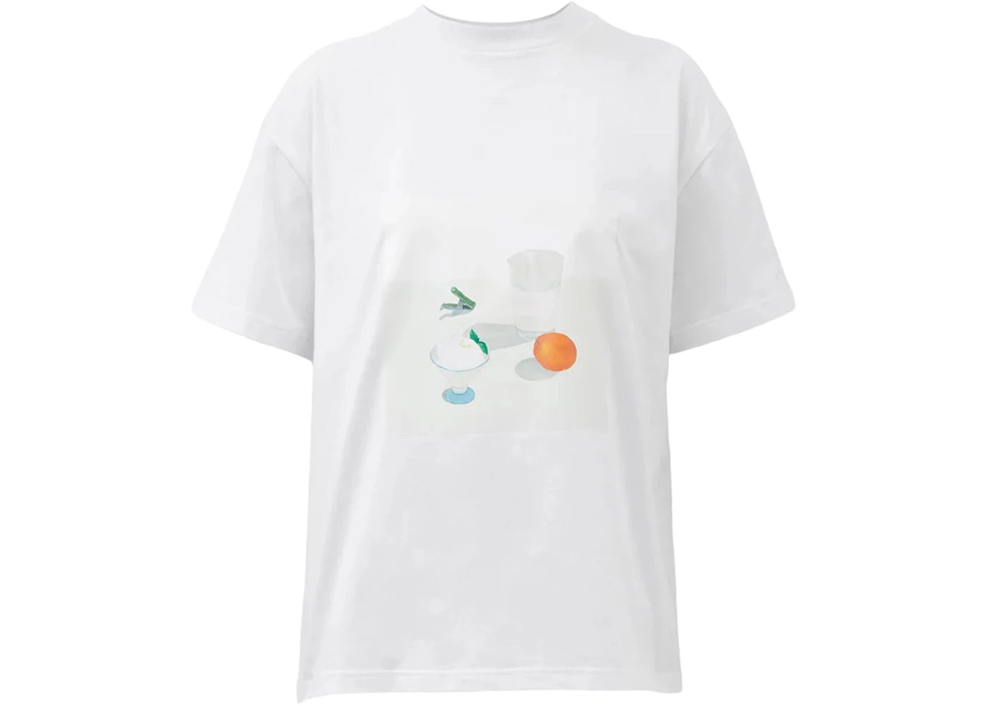 Jacquemus Le T-Shirt Tableau Still Life Print T-Shirt White