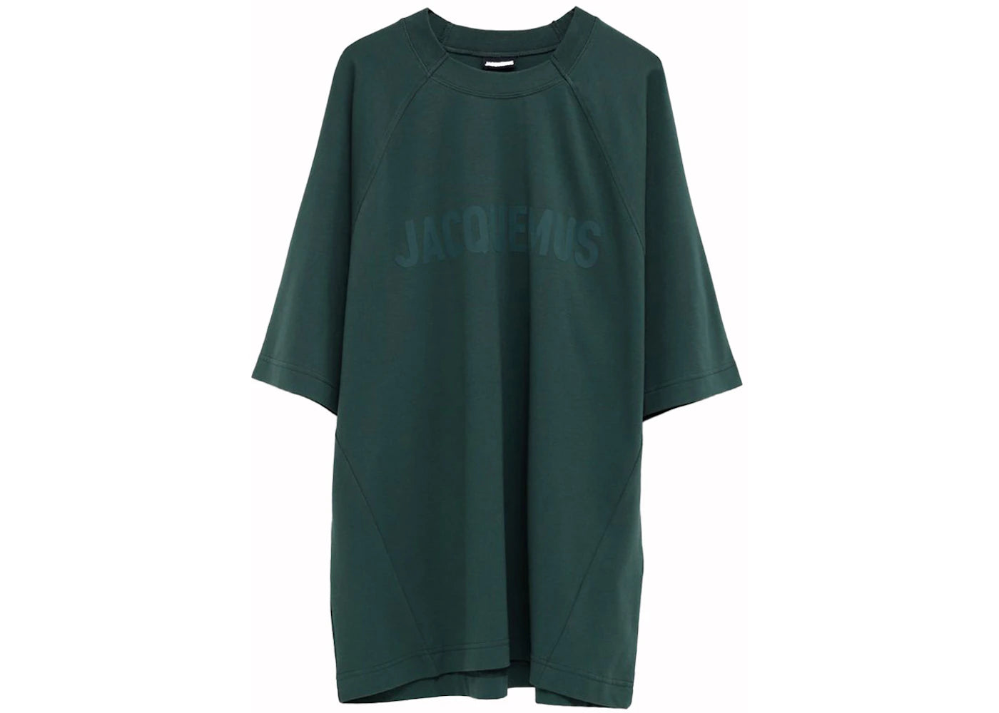 Jacquemus Le T-Shirt Typo 590 Dark Green