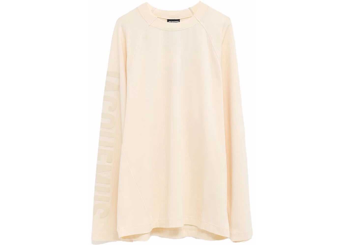 Jacquemus Le T-Shirt Typo L/S Light Beige