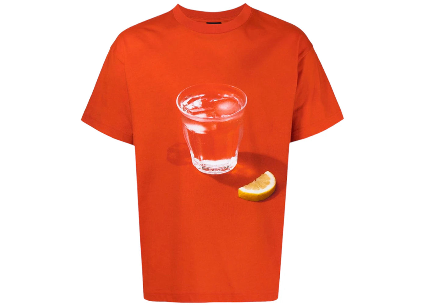 Jacquemus Le T-Shirt Water Glass Print T-Shirt Orange