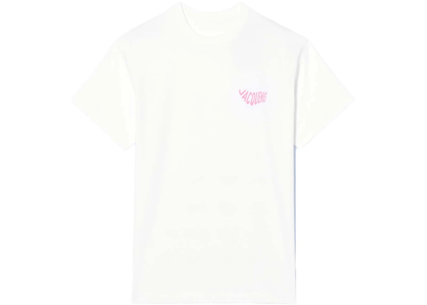 Jacquemus Le T-shirt Vague Print Wave Logo T-shirt White