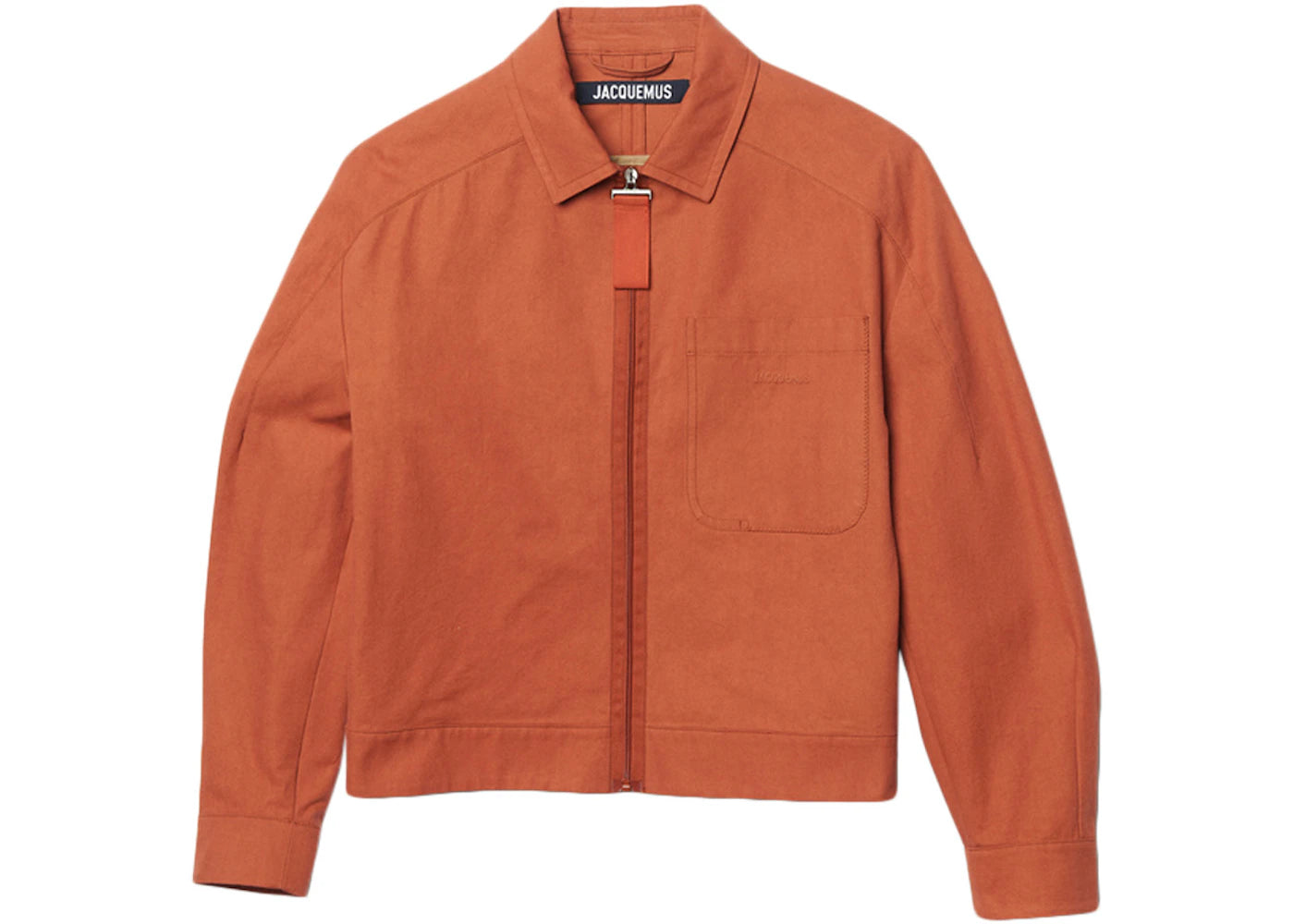 Jacquemus Le blouson Linu Lightweight Workwear Jacket Terrcotta