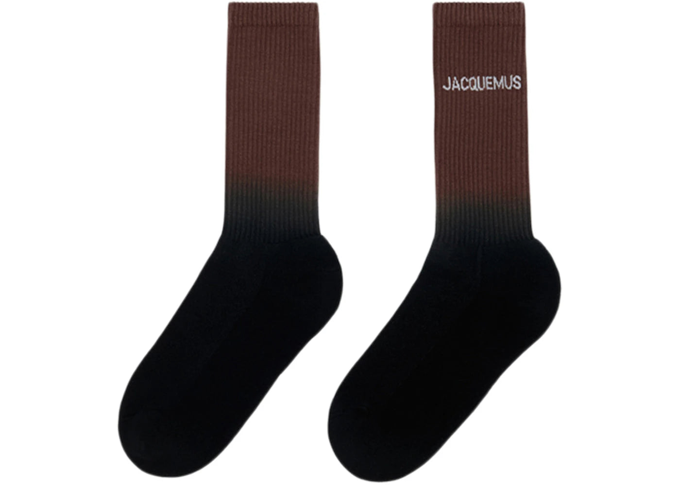 Jacquemus Les Chaussettes Moisson Gradient Socks Brown/Black