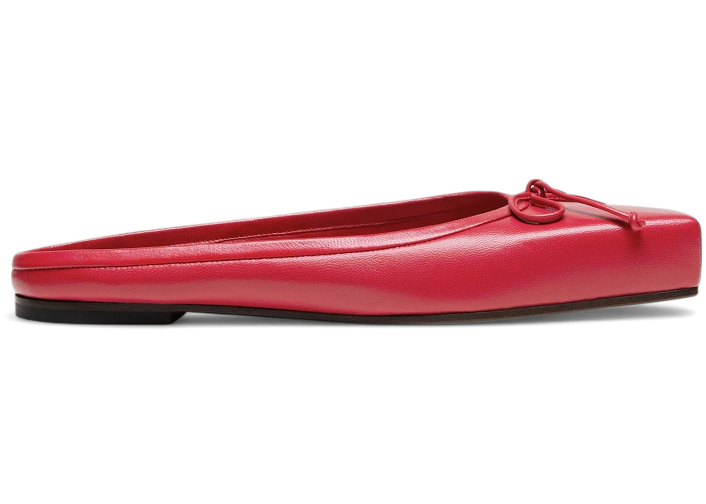 Jacquemus Les Mules Plates Ballet Red (Women's)