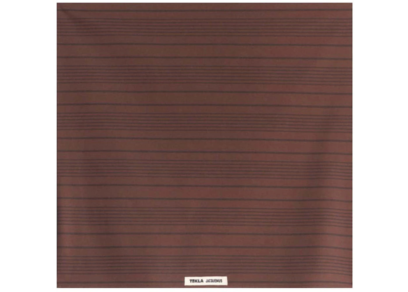 Jacquemus x Tekla Le Bandana Brown Stripes