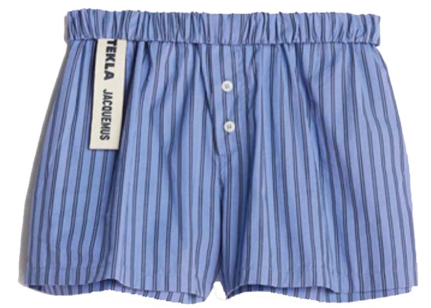 Jacquemus x Tekla Le Short Boro Stripe