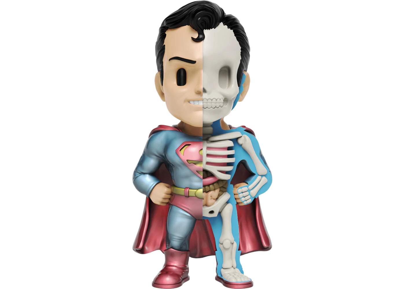 Jason Freeny Mighty Jaxx XXRay Plus Superman Figure Metallic