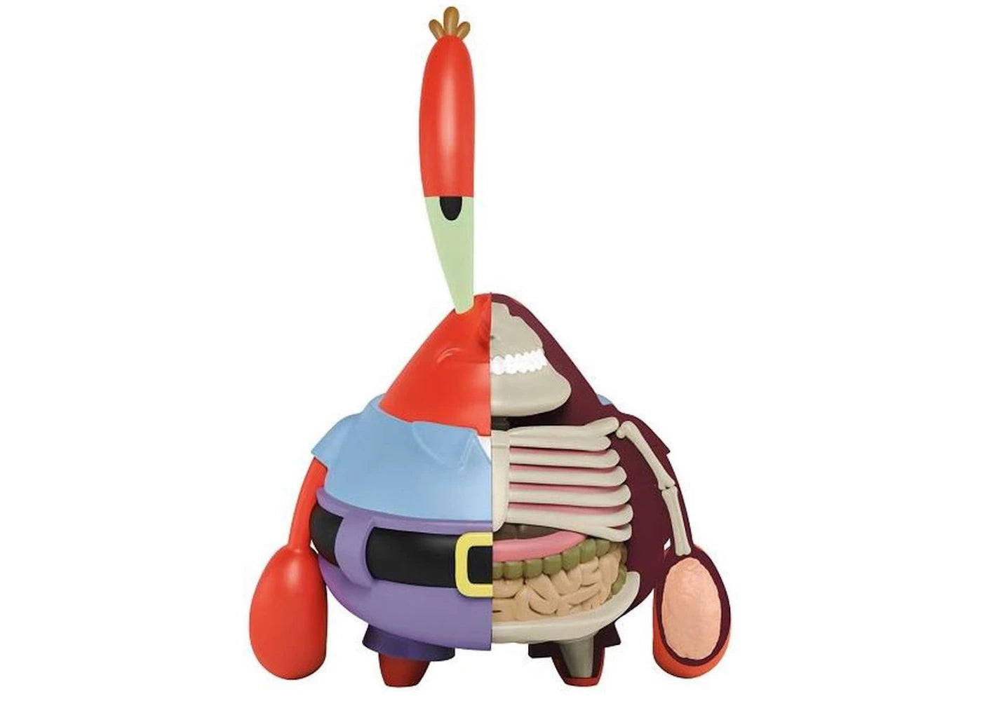 Jason Freeny x Nickelodeon Spongebob Hidden Dissectibles Mr. Krabs Figure Multi