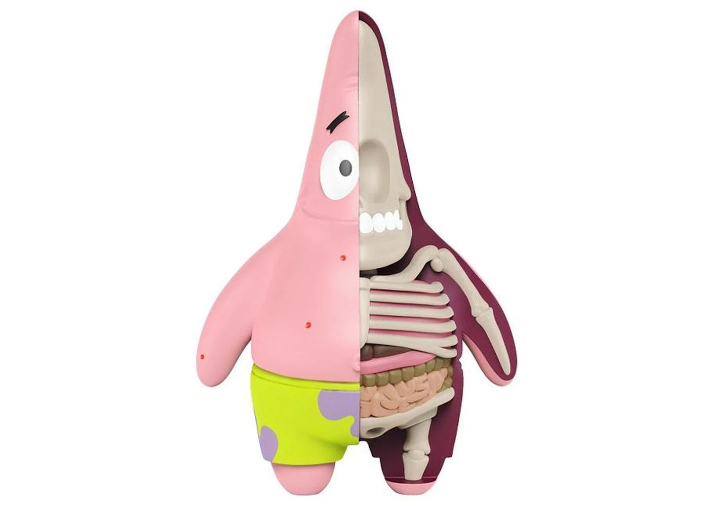 Jason Freeny x Nickelodeon Spongebob Hidden Dissectibles Patrick Figure Multi
