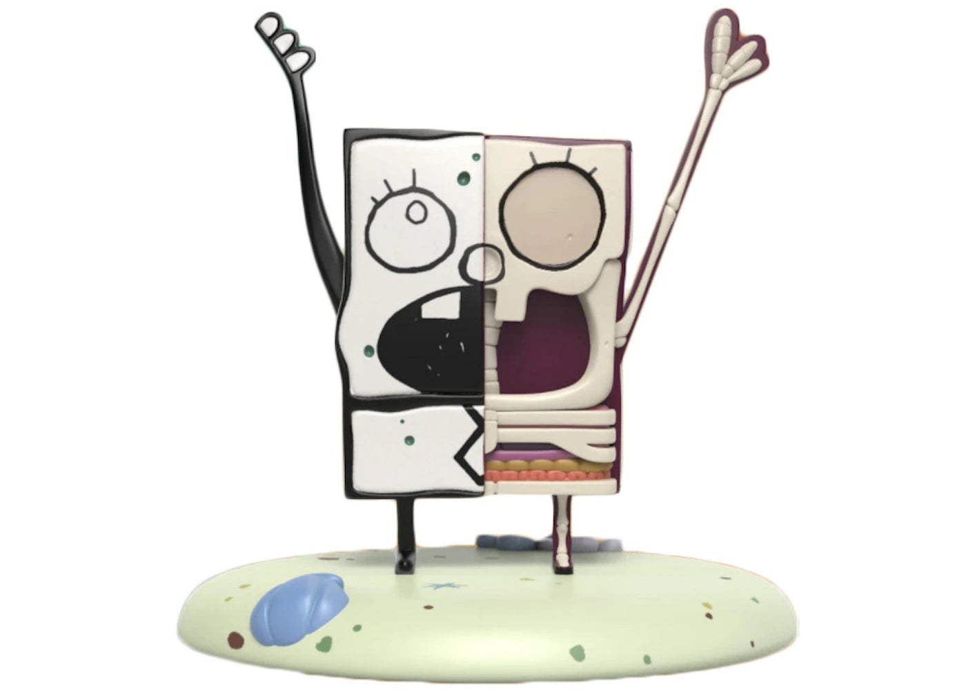 Jason Freeny x Spongebob Hidden Dissectibles Meme Edition Doodlebob Figure