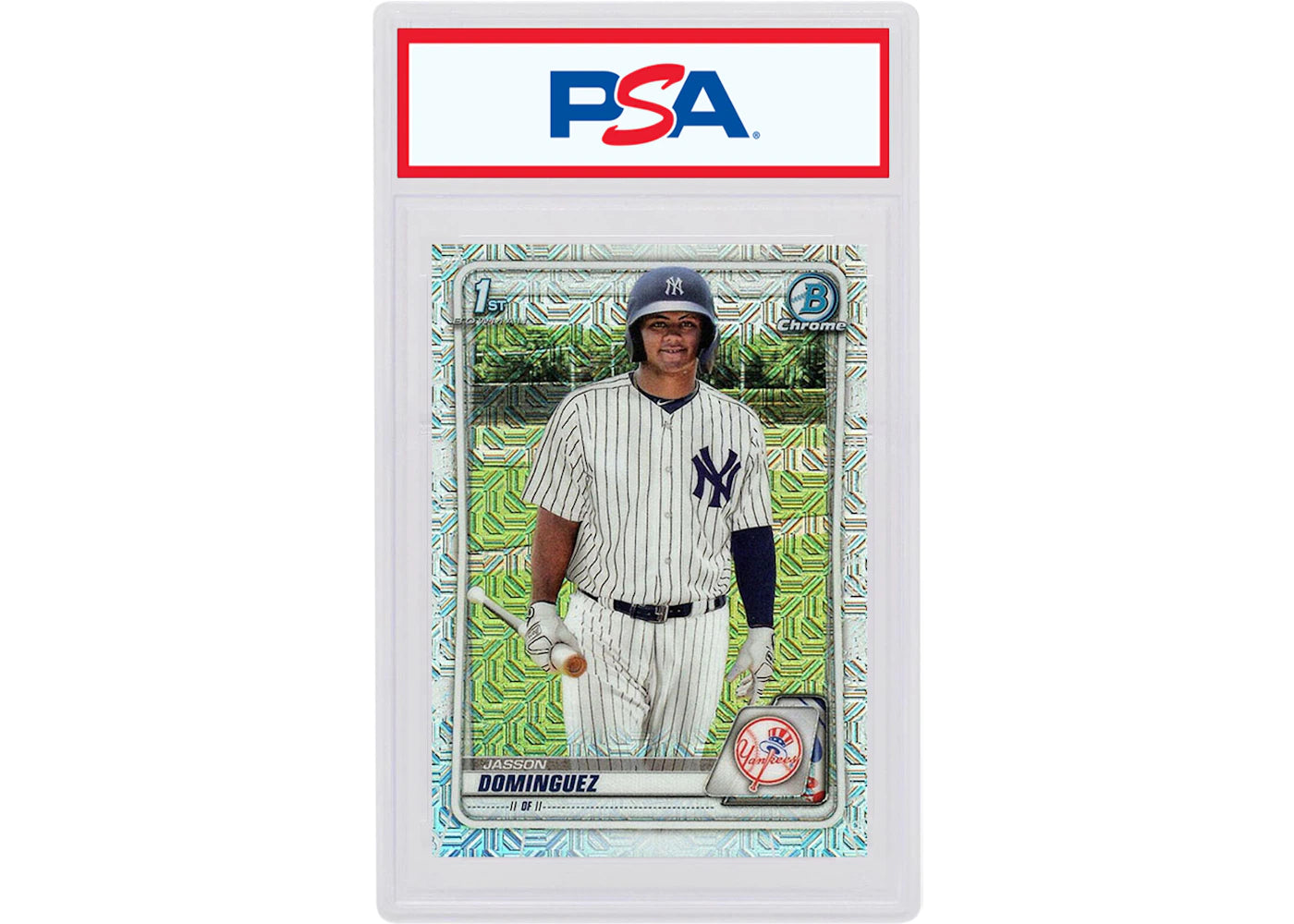 Jasson Dominguez 2020 Bowman Mega Box Prospects Chrome Mojo Refractor #BCP-8 (PSA or BGS Graded)