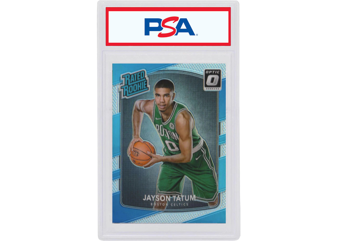 Jayson Tatum 2017 Panini Donruss Optic Rookie Holo #198 (PSA or BGS Graded)