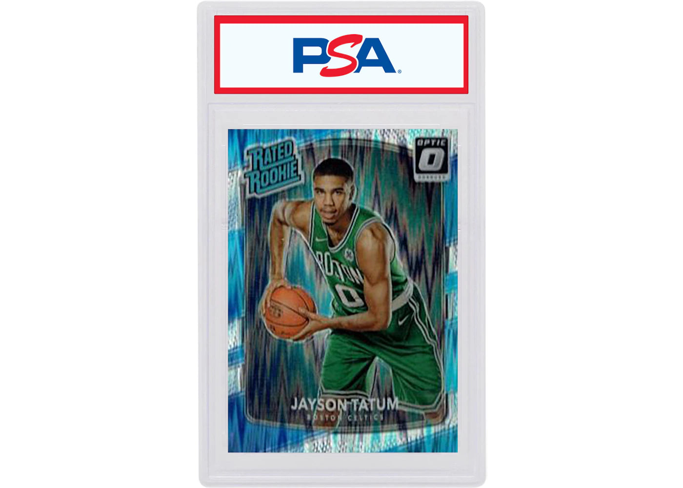 Jayson Tatum 2017 Panini Donruss Optic Rookie Shock #198 (PSA or BGS Graded)