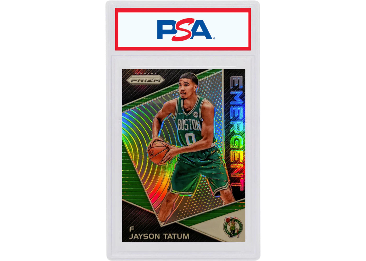 Jayson Tatum 2017 Panini Prizm Emergent Rookie Silver #EMJAY (PSA or BGS Graded)