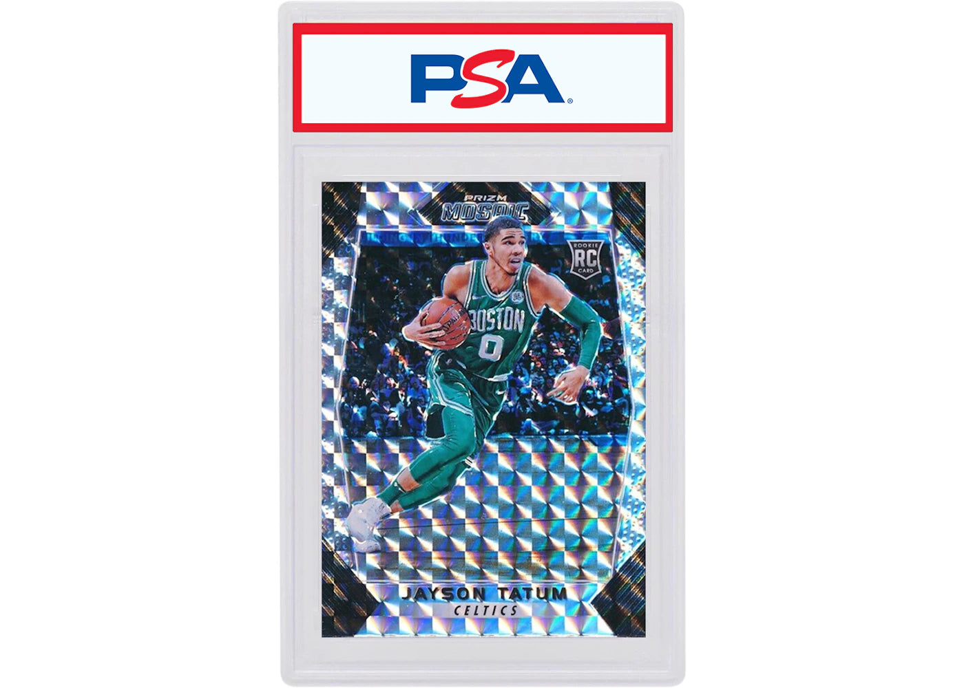 Jayson Tatum 2017 Panini Prizm Mosaic Rookie #20 (PSA or BGS Graded)