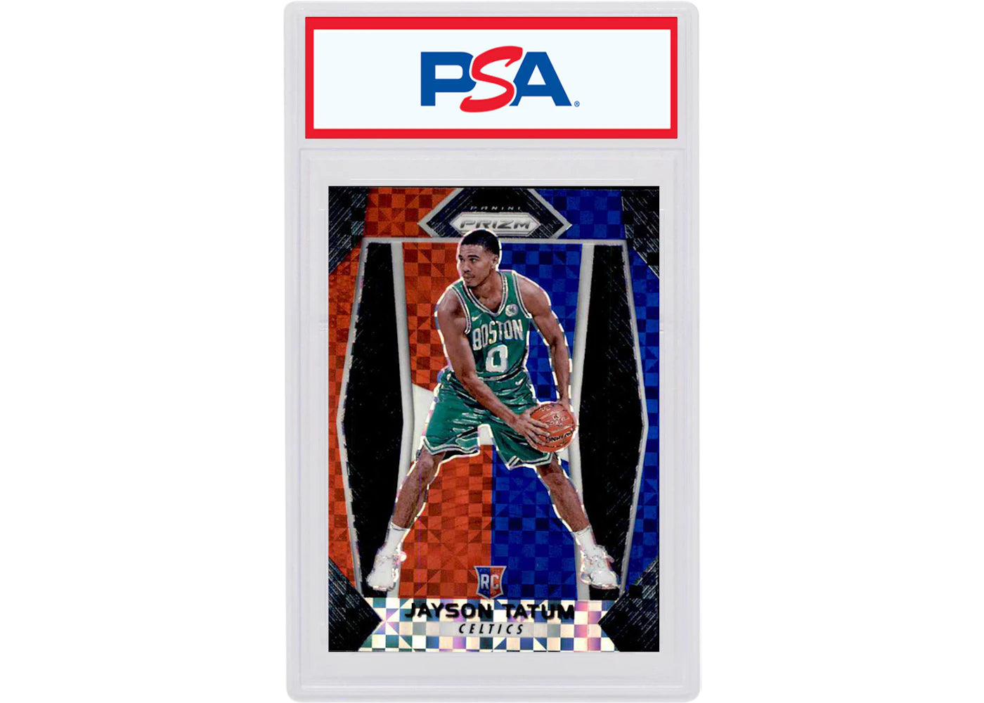 Jayson Tatum 2017 Panini Prizm Rookie Red/White/Blue #16 (PSA or BGS Graded)