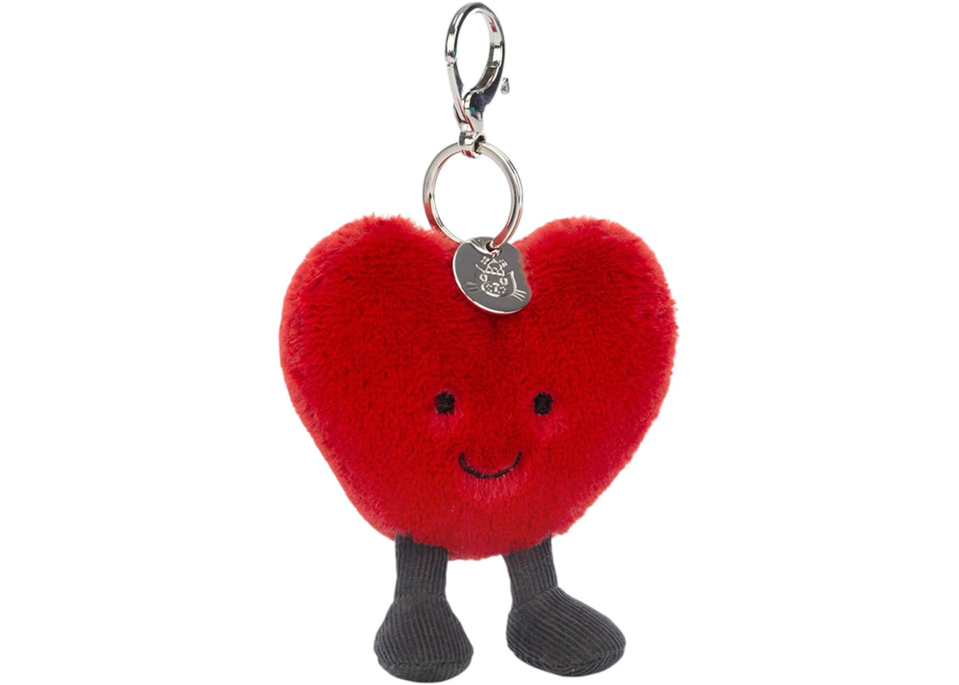 Jellycat Amuseables Heart Bag Charm AH4BC