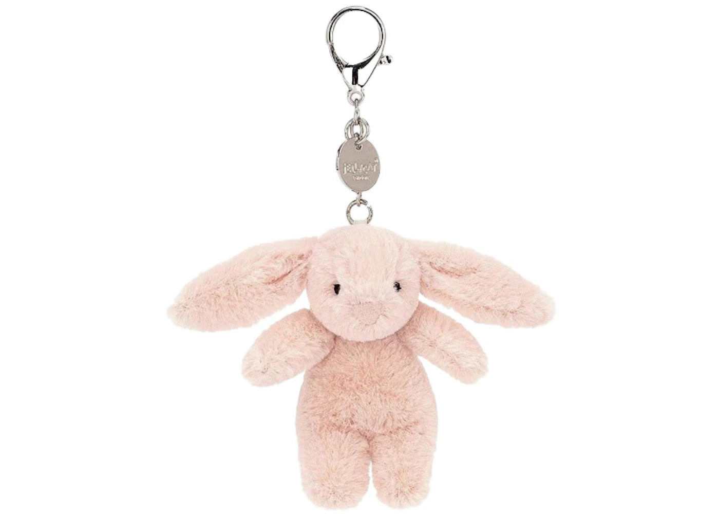 Jellycat Bashful Bunny Bag Charm Blush