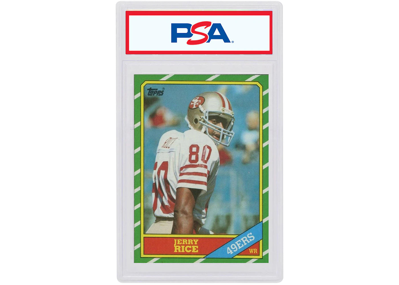 Jerry Rice 1986 Topps Rookie #161 (PSA or BGS Graded)