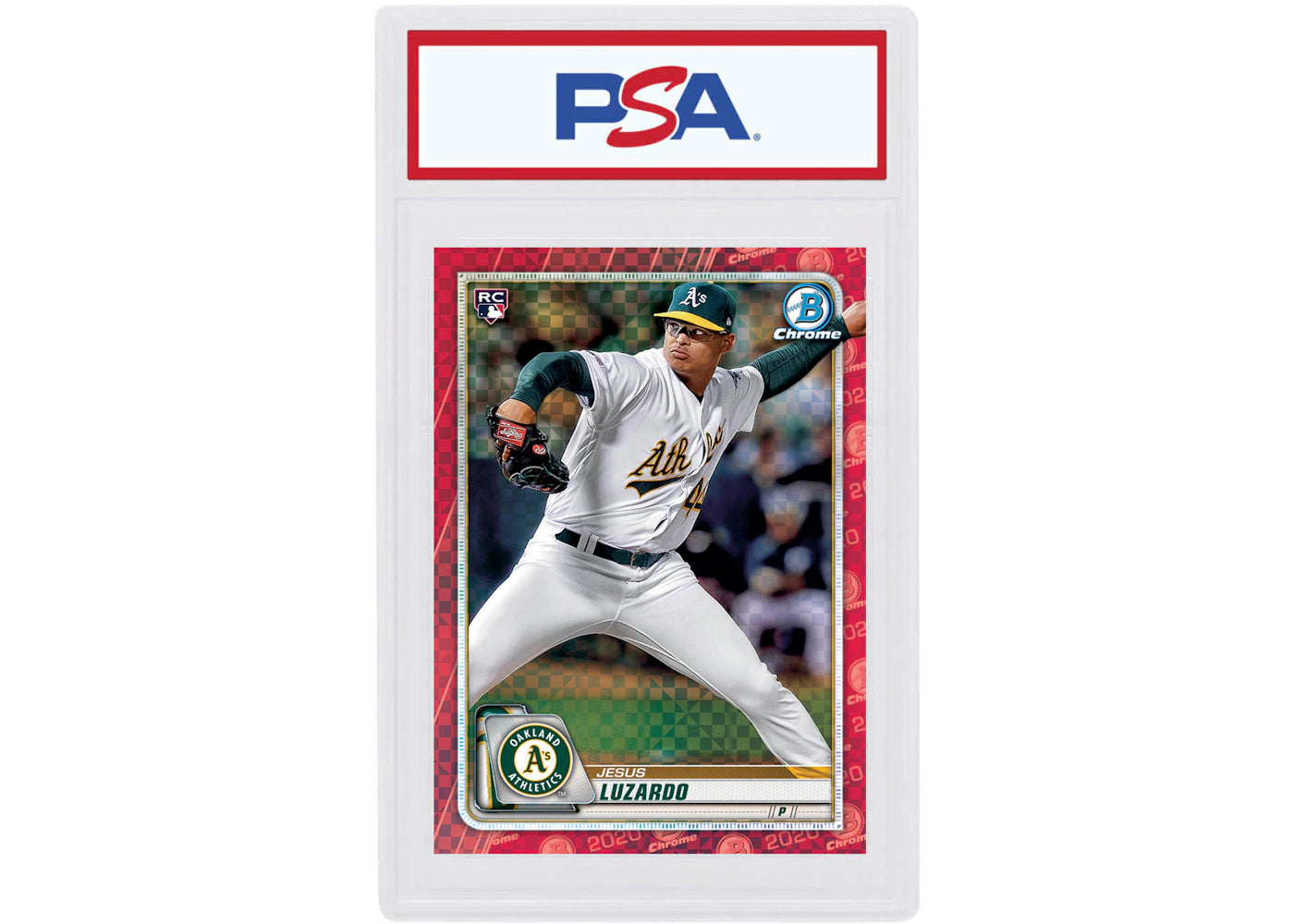 Jesus Luzardo 2020 Bowman Chrome X Rookie Red X-Fractor 1/1 #62 (PSA or BGS Graded)