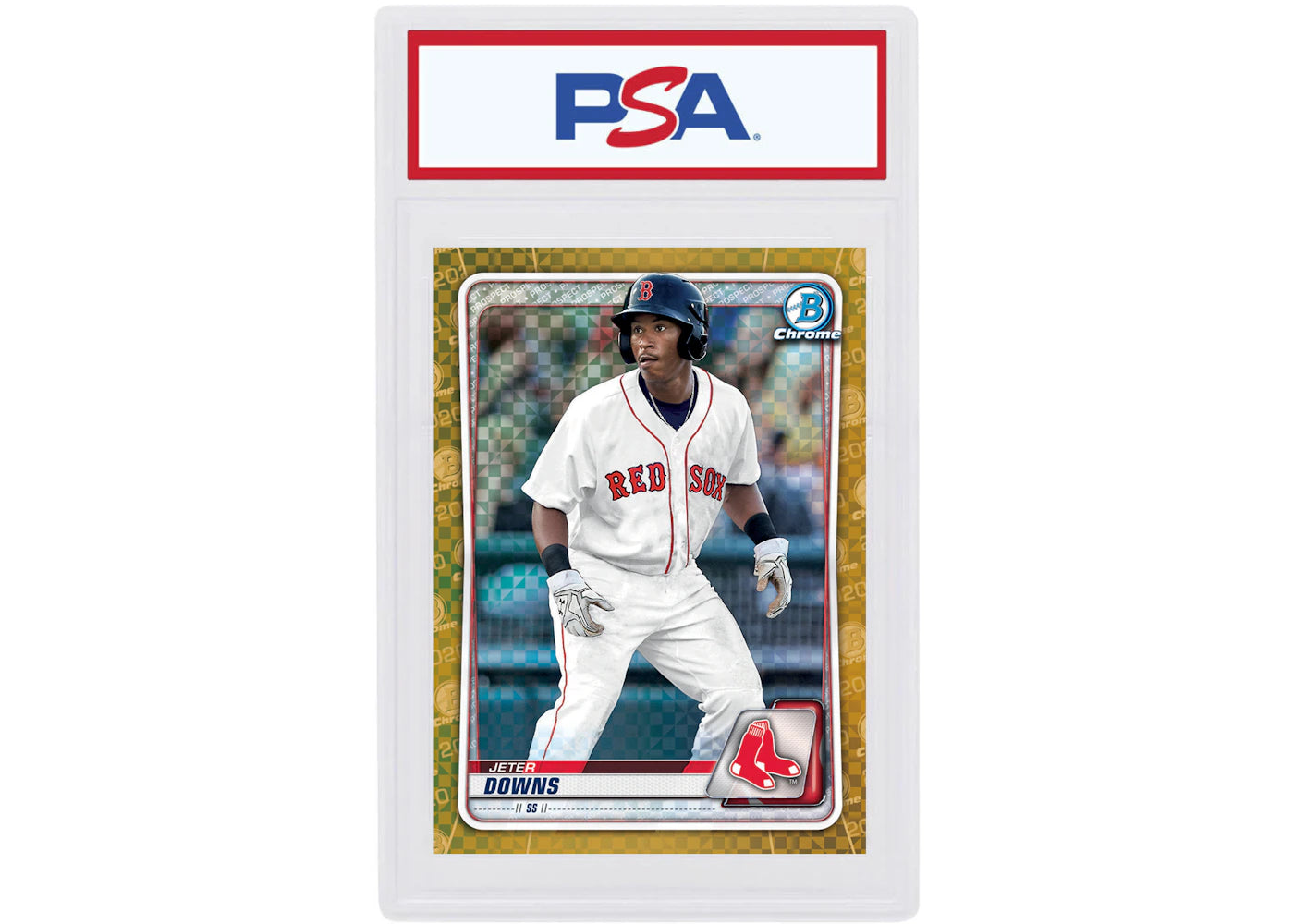 Jeter Downs 2020 Bowman Chrome X Gold X-Fractor /3 #BCP-227 (PSA or BGS Graded)