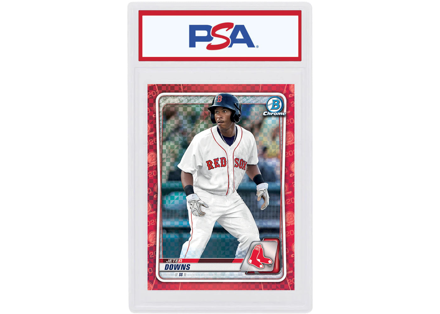 Jeter Downs 2020 Bowman Chrome X Red X-Fractor 1/1 #BCP-227 (PSA or BGS Graded)