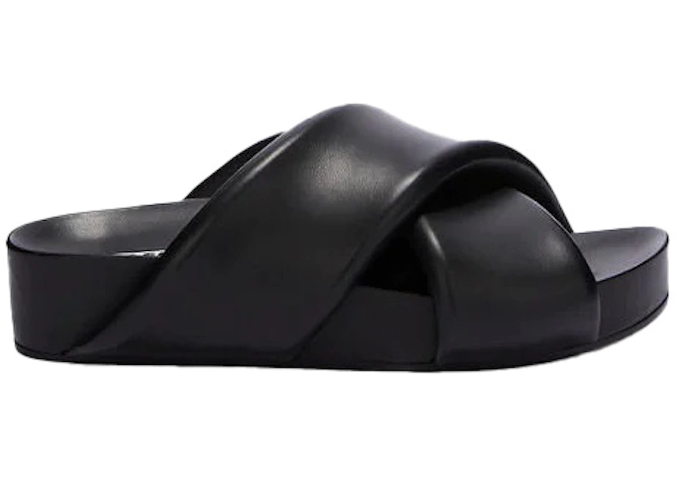 Jil Sander Paddes Sandals Black Leather (Women's)