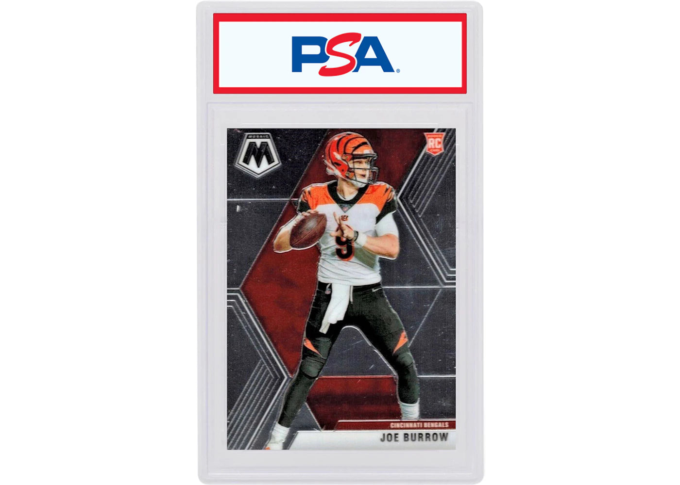 Joe Burrow 2020 Panini Mosaic Rookie #201 (PSA or BGS Graded)