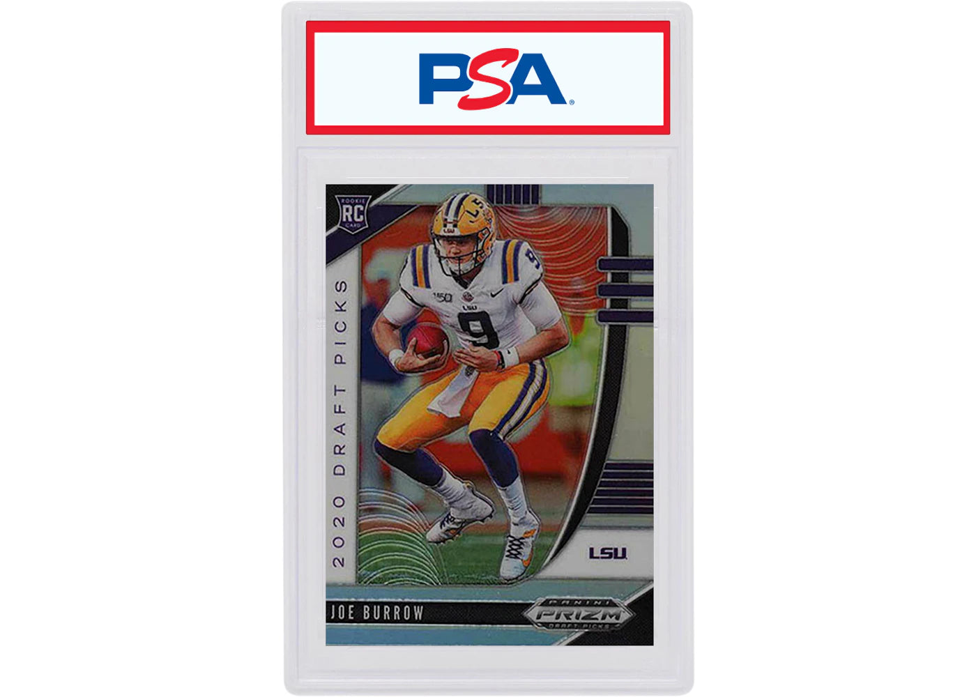 Joe Burrow 2020 Panini Prizm Draft Picks Rookie Silver #105 (PSA or BGS Graded)