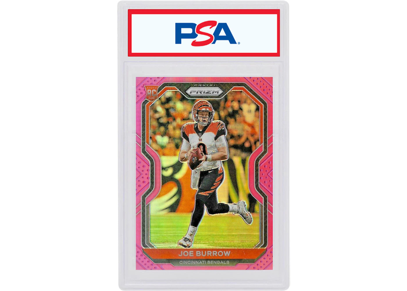 Joe Burrow 2020 Panini Prizm Rookie Pink #307 (PSA or BGS Graded)