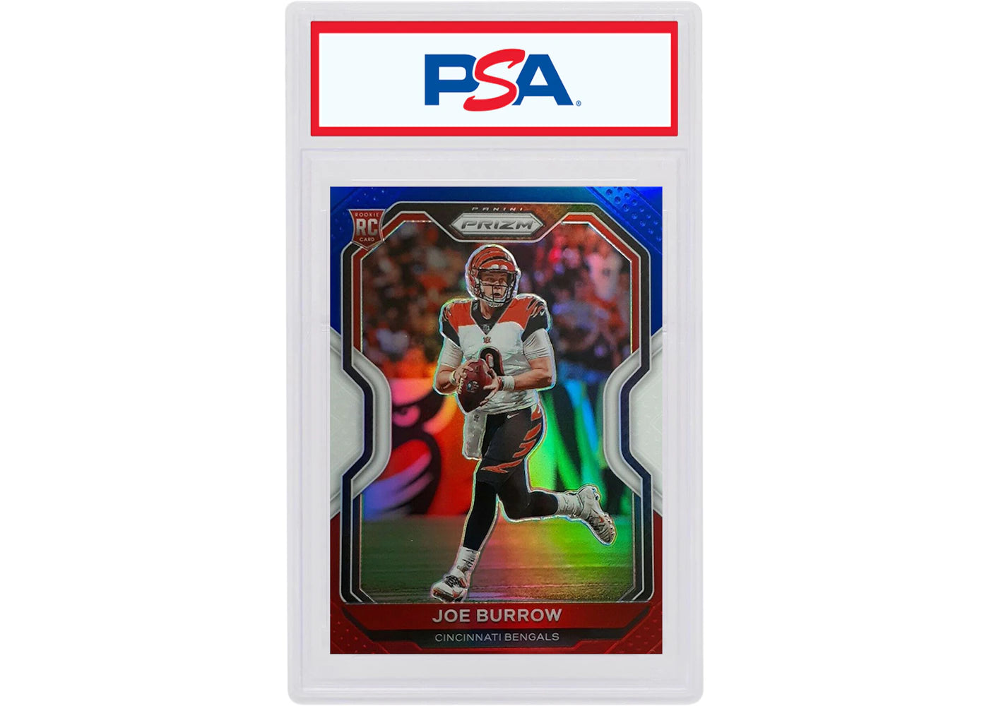 Joe Burrow 2020 Panini Prizm Rookie Red White Blue #307 (PSA or BGS Graded)