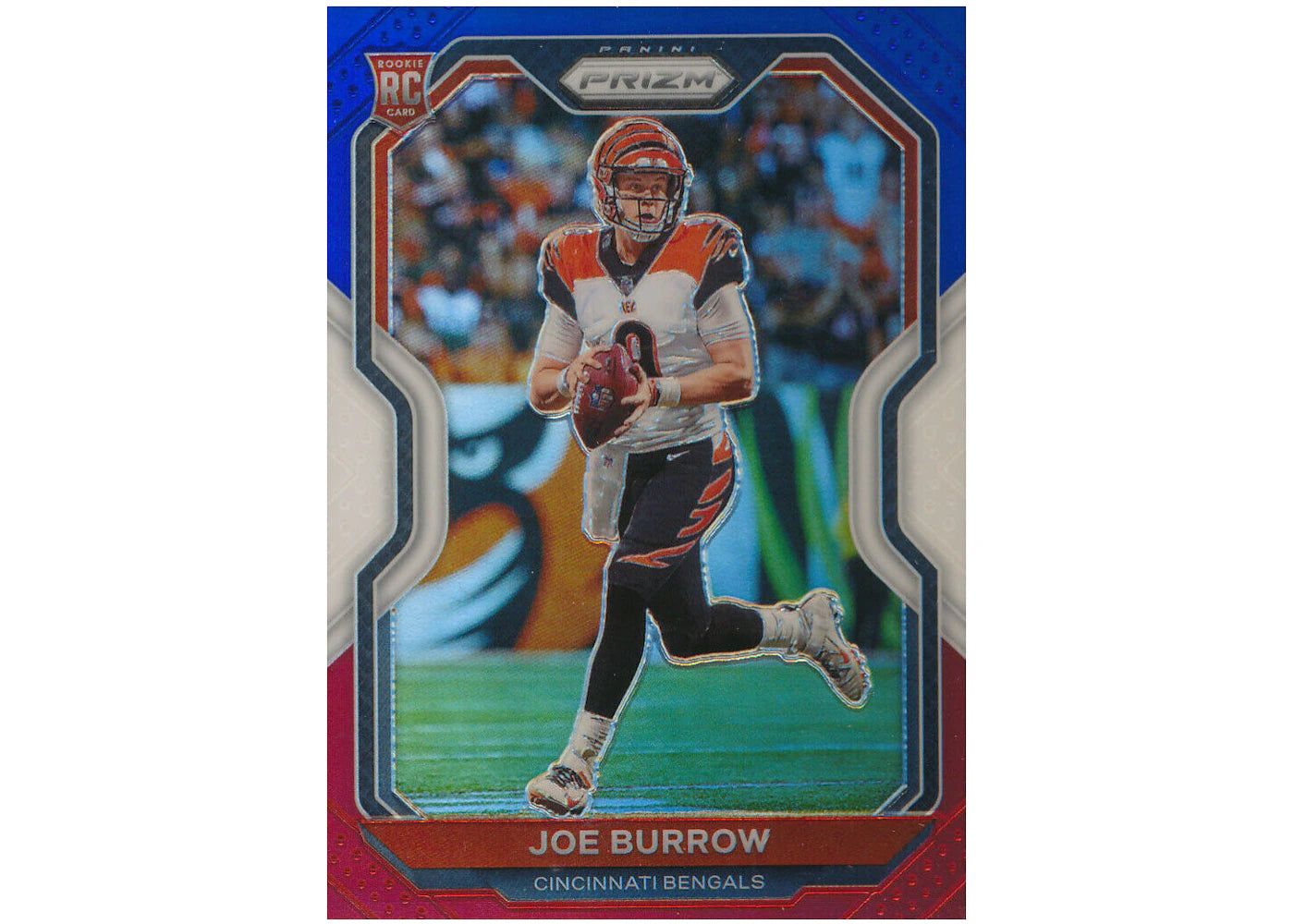 Joe Burrow 2020 Panini Prizm Rookie Red/White/Blue #307 (Ungraded)