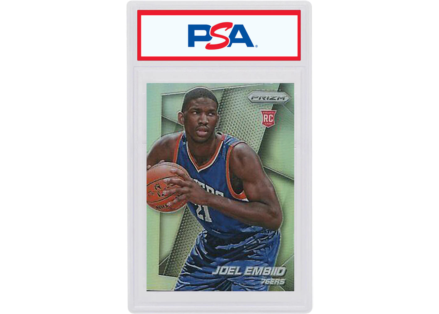 Joel Embiid 2014 Panini Prizm Rookie Silver #253 (PSA or BGS Graded)