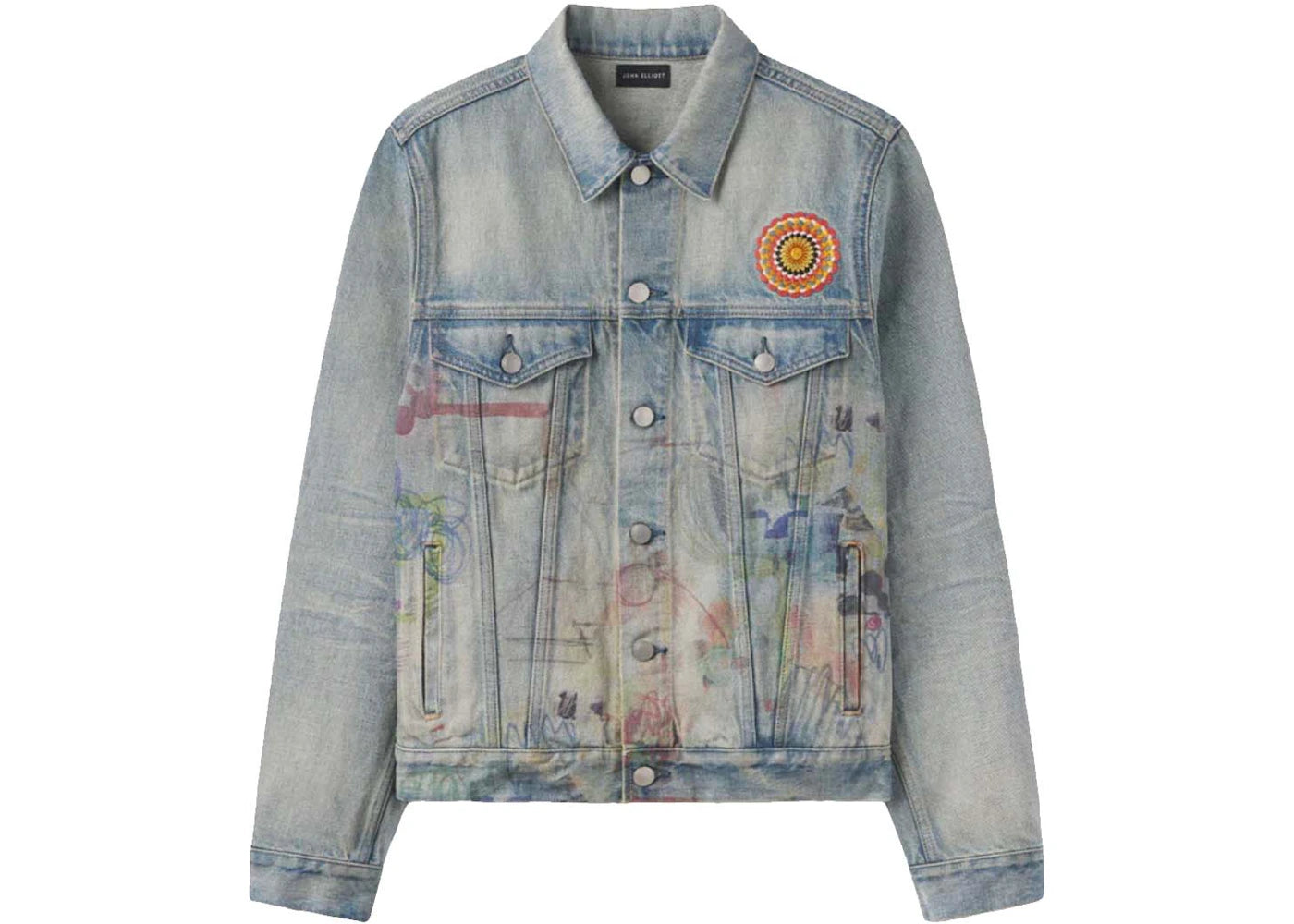 John Elliott Scribble Thumper Jacket III Multi