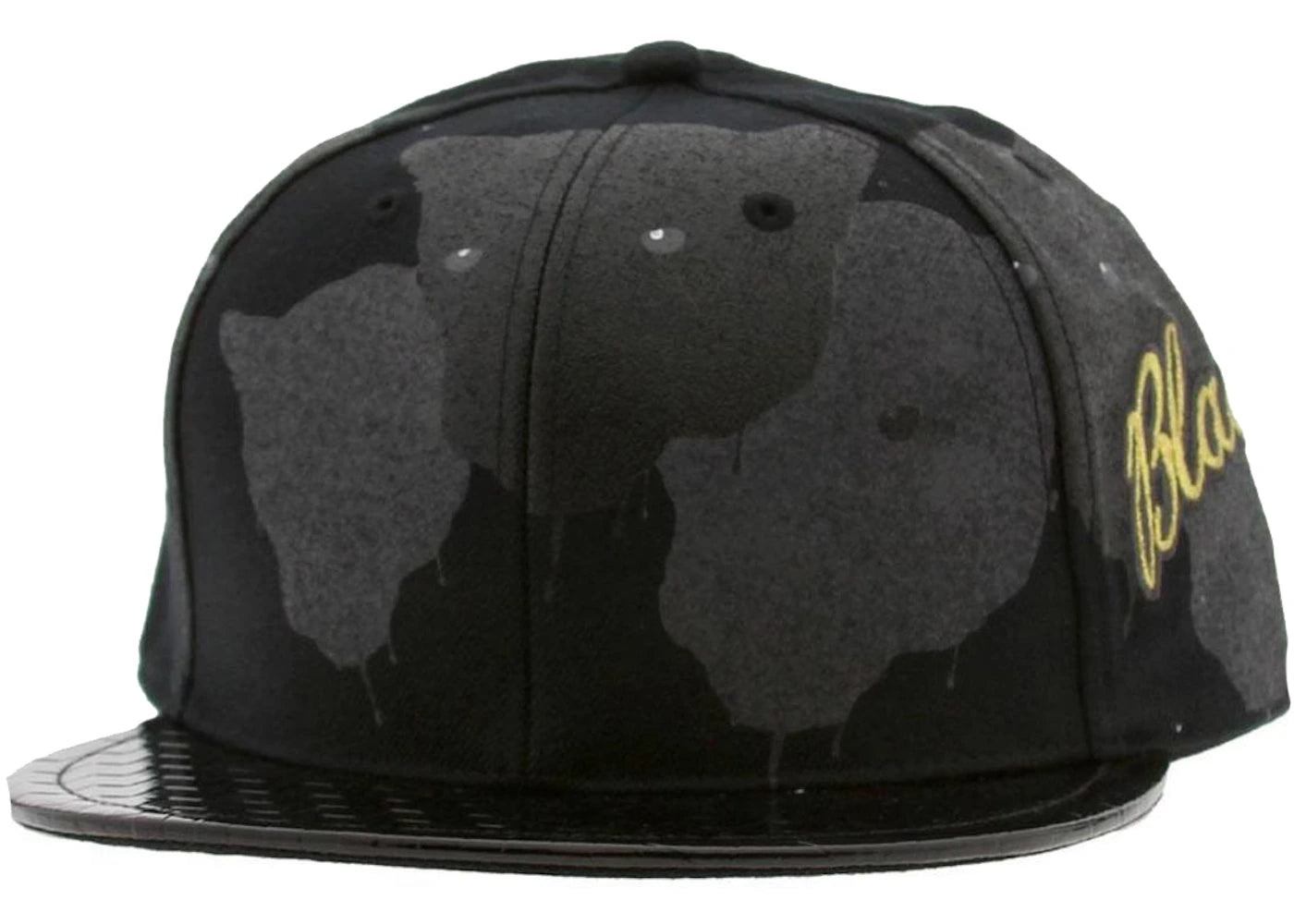Jordan 15 Black Panther Patent Fitted Cap Grey/Black