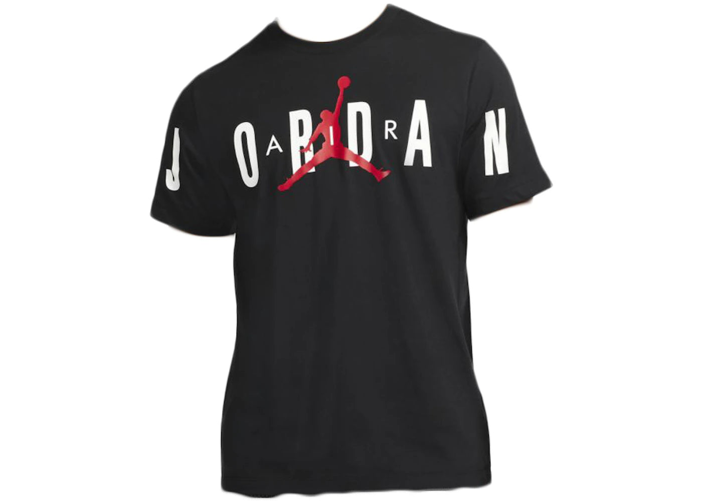 Jordan Air T-shirt Black/White/Gym Red