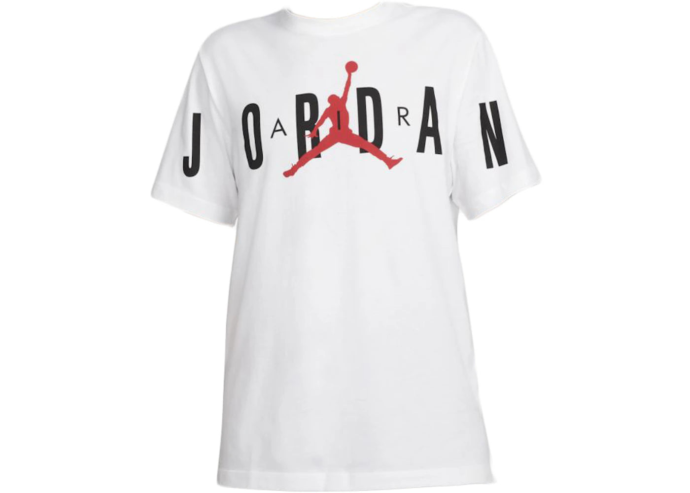Jordan Air T-shirt White/Black/Gym Red