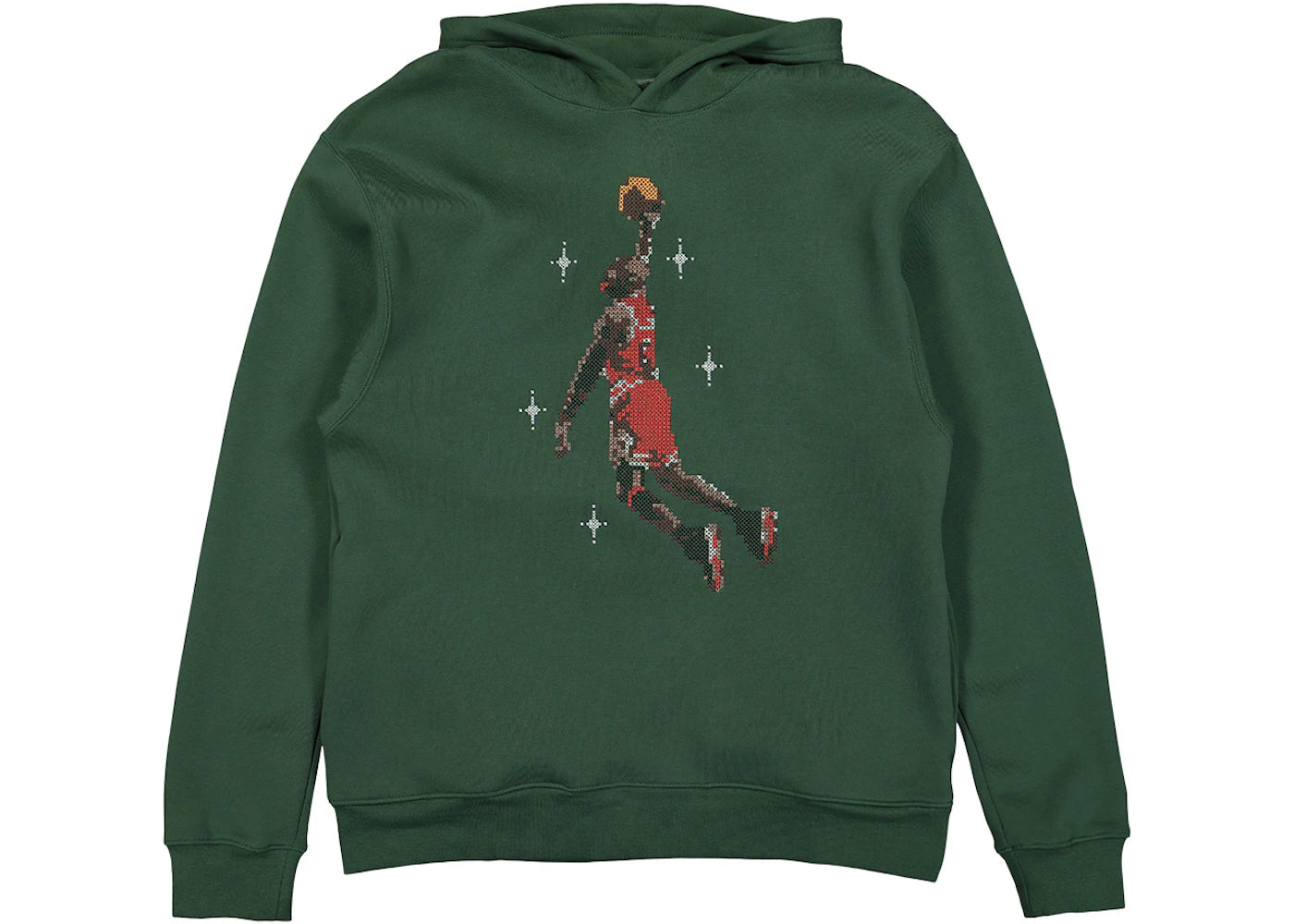 Jordan Essentials Slam Dunk Contest Graphic Fleece Hoodie Pine Green
