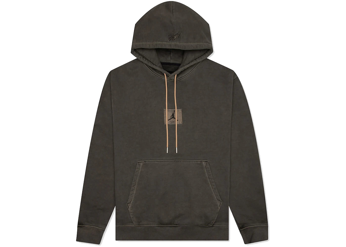 Jordan Flight Heritage Washed Fleece Hoodie Black