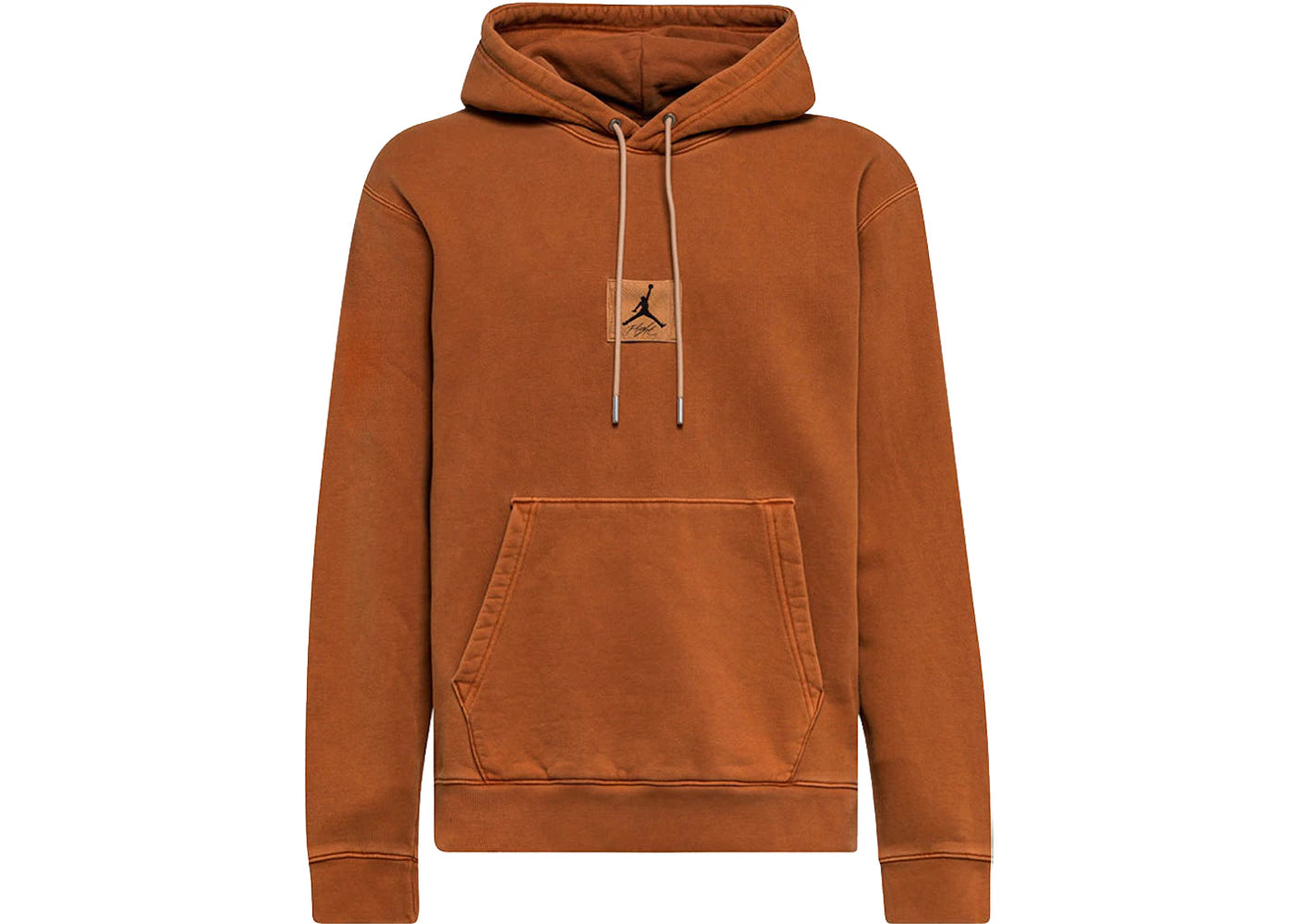 Jordan Flight Heritage Washed Fleece Pullover Hoodie Dark Russet