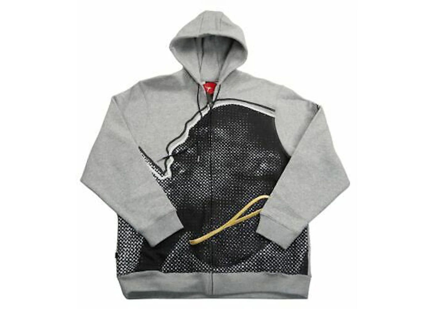 Jordan Icon Face Hoodie Jacket Grey