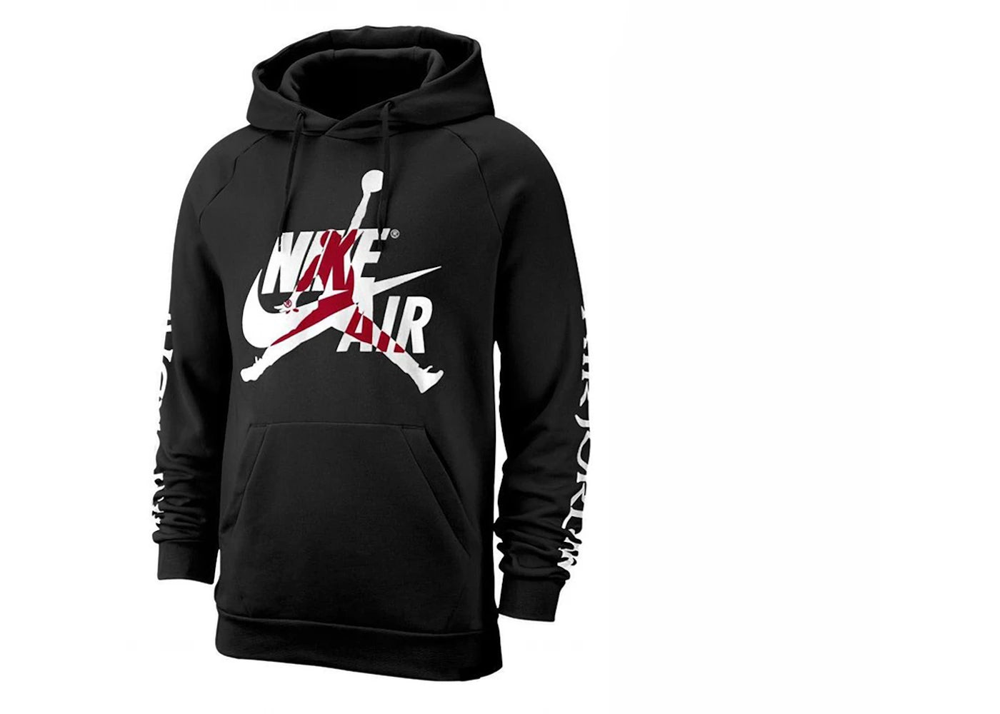 Jordan Jumpman Classic Sleeve Print Hoodie Black