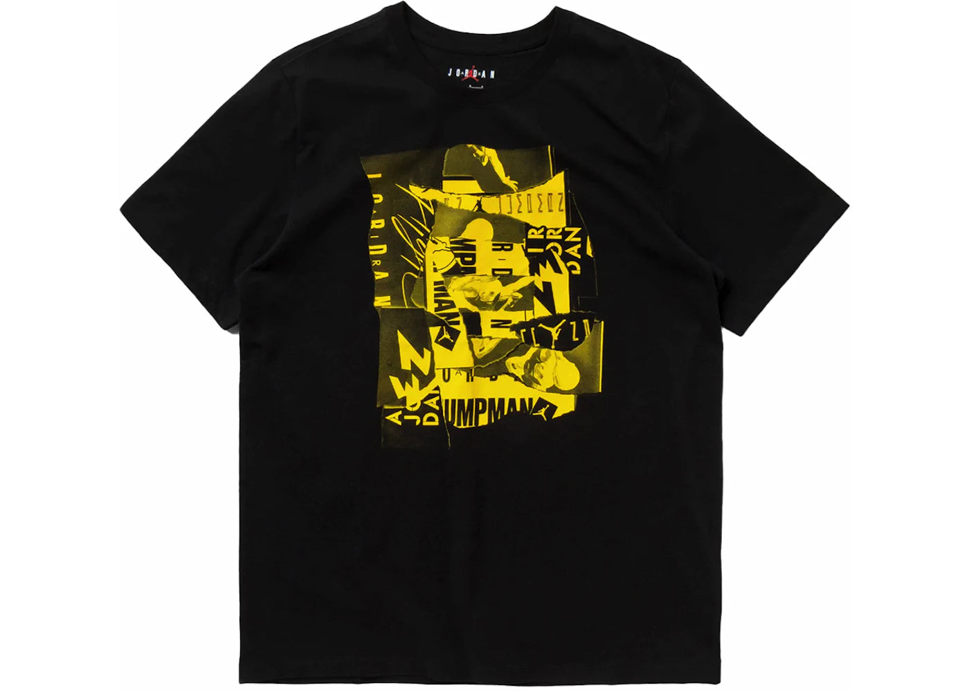 Jordan Jumpman Flight Short Sleeve T-shirt Black/Yellow